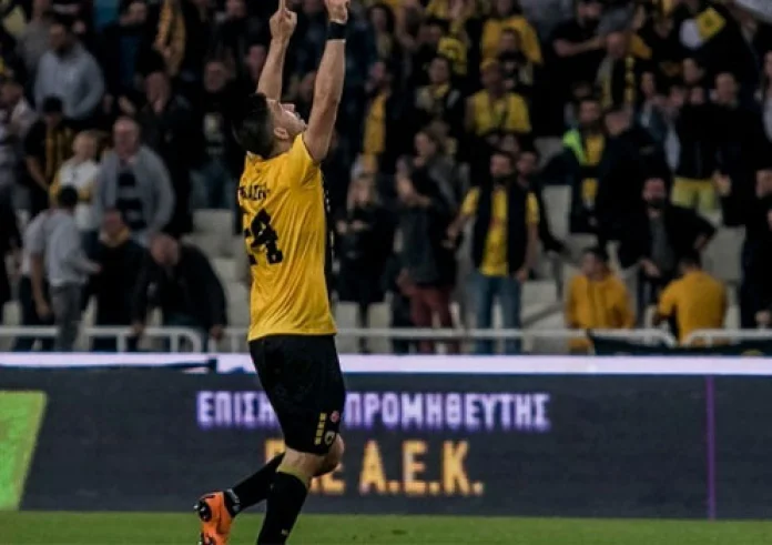 Με γκολ στο 90΄, η ΑΕΚ ισοφάρισε 1-1 τον Ολυμπιακό στο μεγάλο ντέρμπι