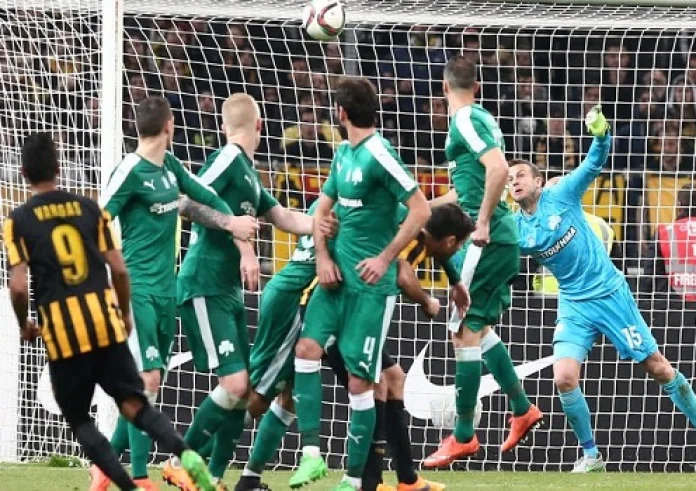 Super League : ΑΕΚ - Παναθηναϊκός  3-0 Τελικό