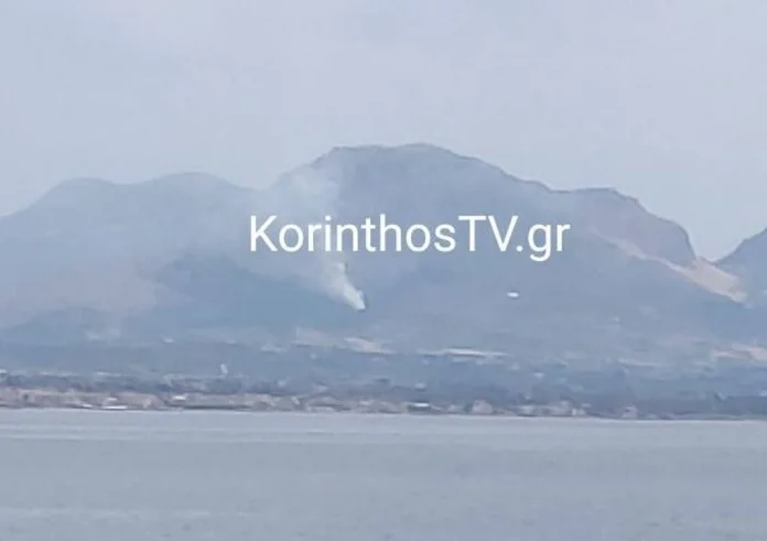 Φωτιά στην Αρχαία Κόρινθο: Μεγάλη κινητοποίηση από Πυροσβεστική