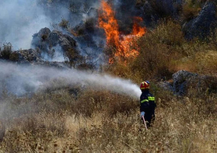 Φωτιά στη Ροδόπη: Καίει δασική έκταση στον Ίασμο