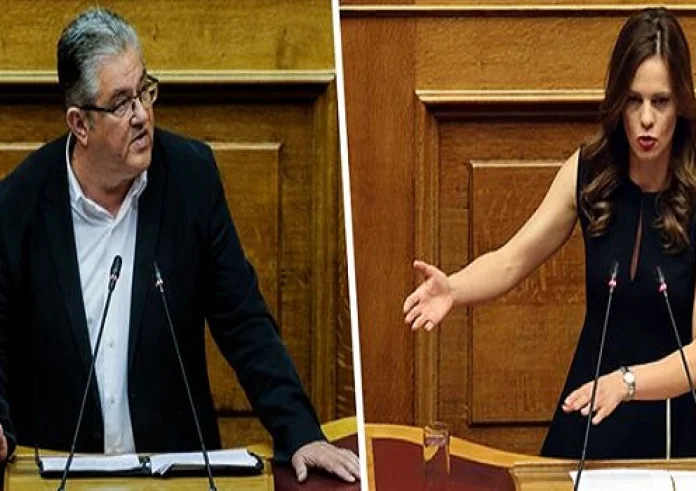Σκληρή κόντρα στη Βουλή Κουτσούμπα – Αχτσιόγλου για τα εργασιακά
