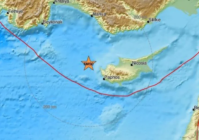 Ισχυρός σεισμός 6,1 Ρίχτερ ταρακούνησε τα ξημερώματα την Κύπρο