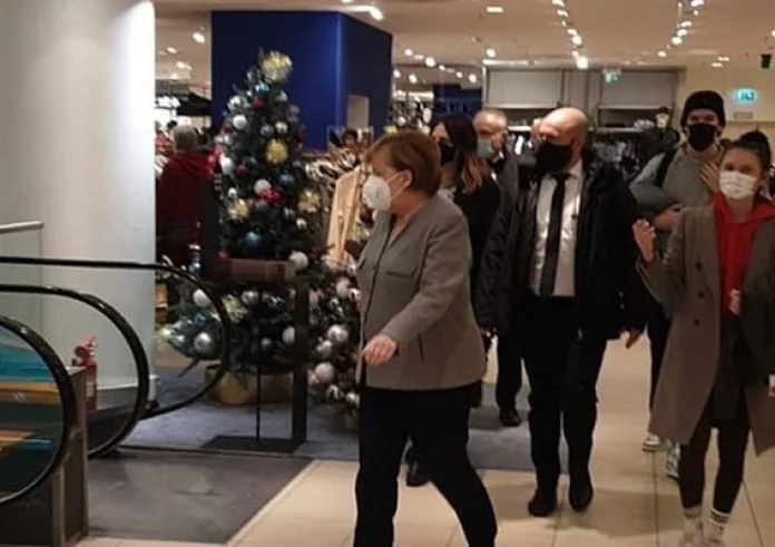 Για ψώνια η Άνγκελα Μέρκελ: λίγο πριν από το γενικό lockdown