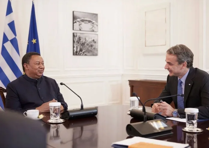 Ο Κυριάκος Μητσοτάκης συναντήθηκε με τον γενικό γραμματέα του ΟΠΕΚ