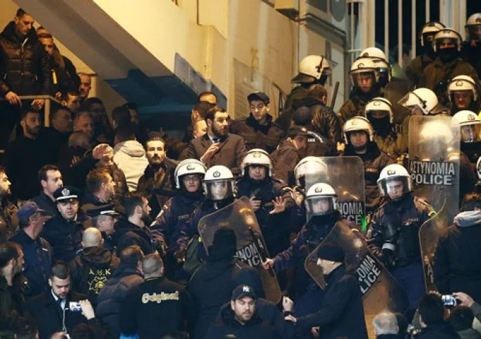 Μεγάλη ένταση στο ΟΑΚΑ μετά το ντέρμπι ΑΕΚ-ΠΑΟΚ