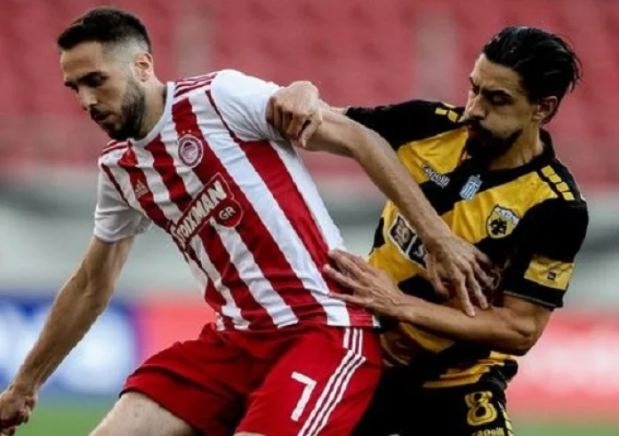 Super League : Ολυμπιακός - ΑΕΚ 3-0 Τελικό