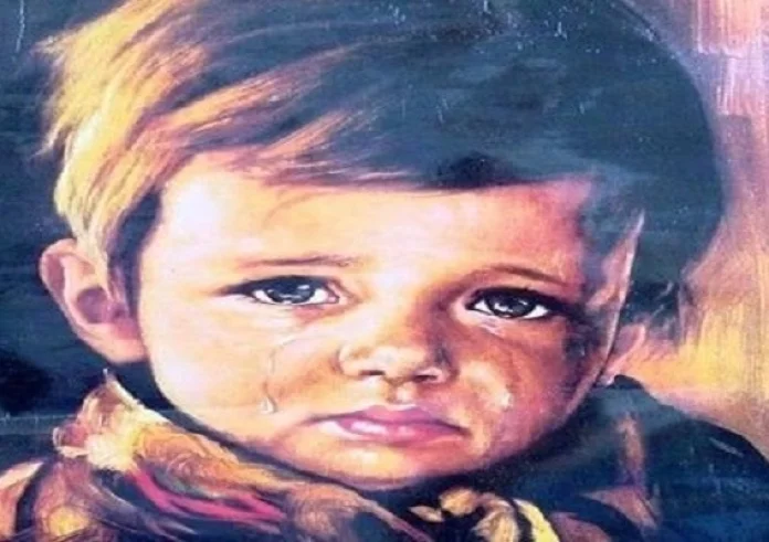 Ο πίνακας με το δακρυσμένο αγόρι και ο θρύλος ότι δεν καίγεται