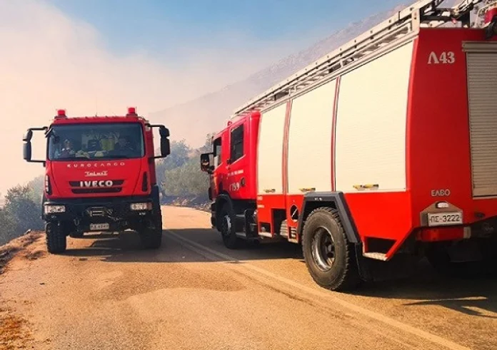 Φωτιά τώρα στο Πήλιο