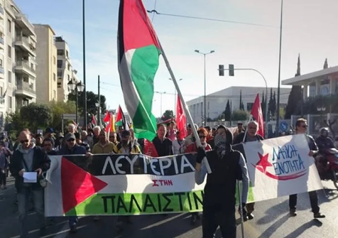 Ολονύκτια φοιτητική συγκέντρωση για την Παλαιστίνη απόψε στα Προπύλαια