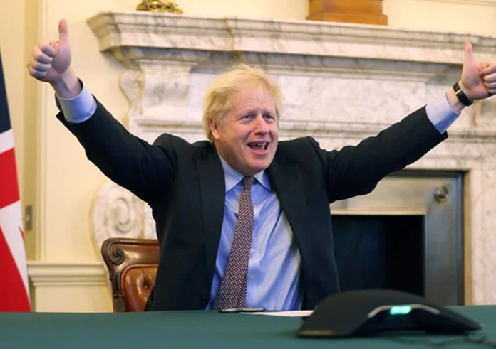 Brexit: Ο Μπόρις Τζόνσον πανηγυρίζει για τη συμφωνία μεταξύ Λονδίνου και Βρυξελλών