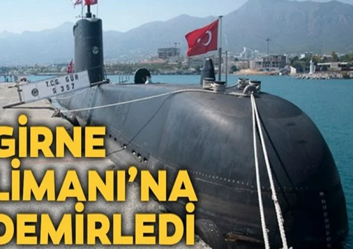 Στο λιμάνι της Κερύνειας αγκυροβόλησε τουρκικό υποβρύχιο