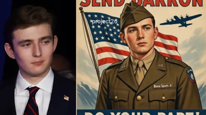 #SendBarron: Ο Τράμπ θα έπρεπε να είναι έτοιμος να στείλει και το δικό του παιδί στον πόλεμο