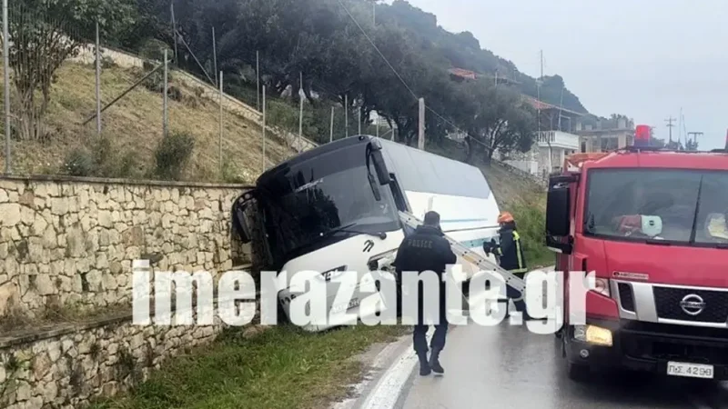 Τραγωδία στη Ζάκυνθο: Νεκρός 53χρονος μετά από τροχαίο με σχολικό λεωφορείο
