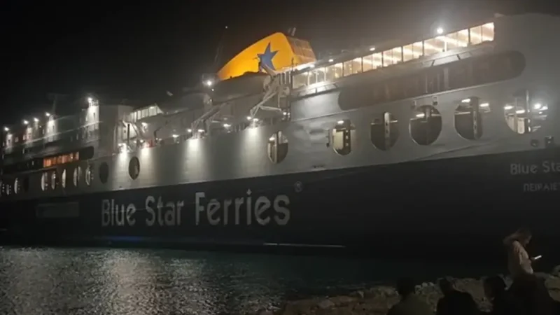 Τέλος στην αναστάτωση: Το Blue Star 2 συνέχισε κανονικά το δρομολόγιό του τα ξημερώματα